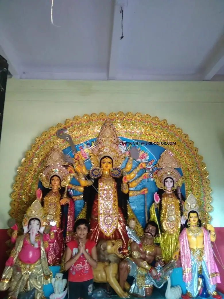 SRI DURGA PUJA OF SRI YOGA CENTER ASHRAM.